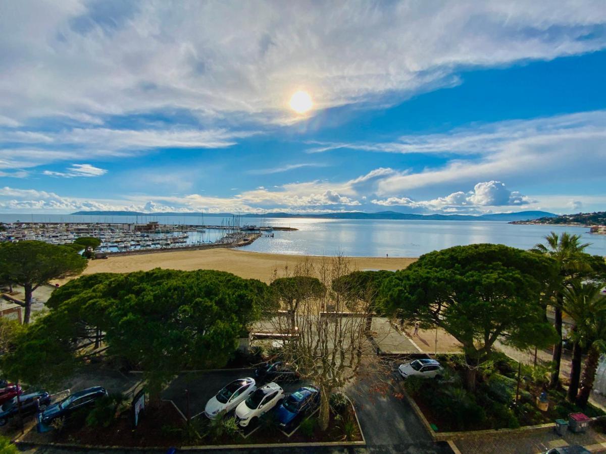 Grand Appartement - Central Beach - Residence De La Rose Сен Максим Екстериор снимка